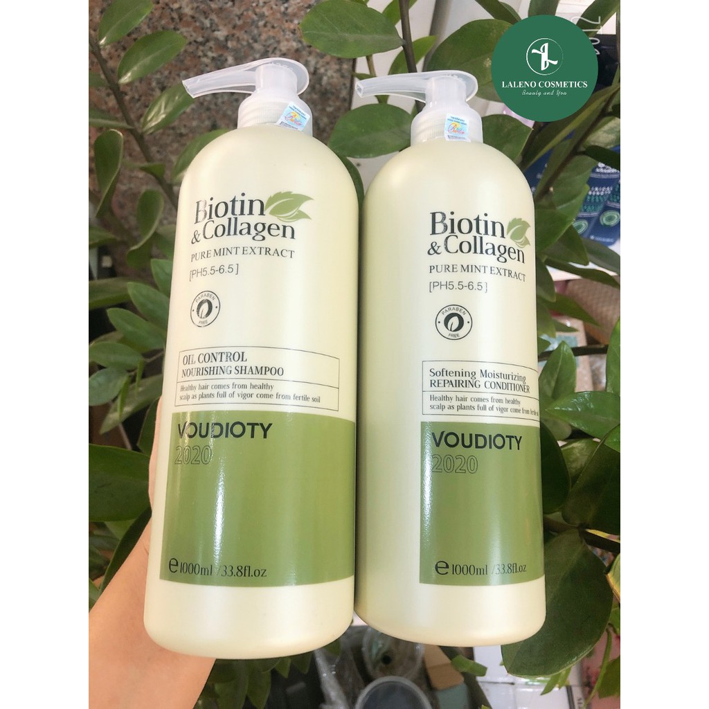 BỘ DẦU GỘI XẢ BIOTIN &amp; COLLAGEN KIỀM DẦU, DƯỠNG ẨM CHO TÓC 1000ML