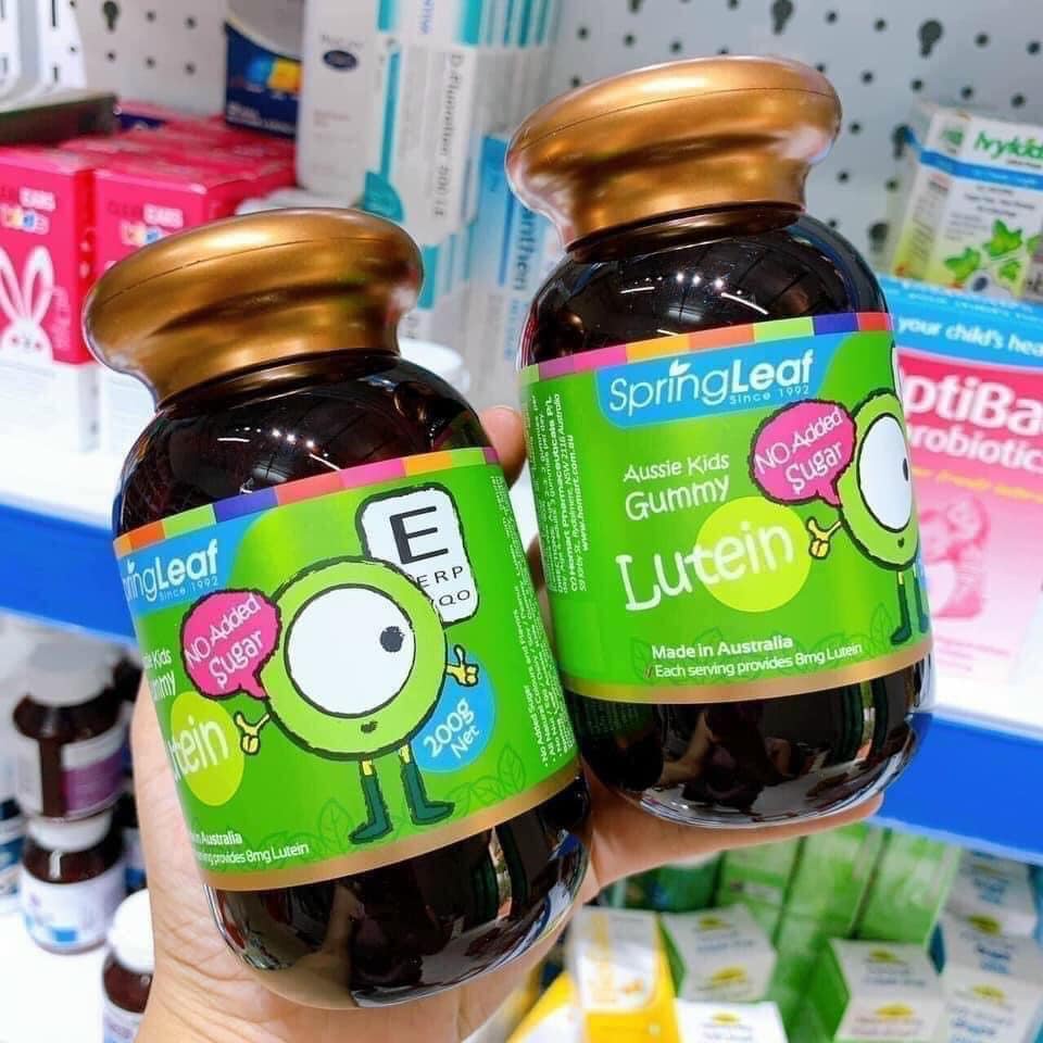 Kẹo Dẻo Bổ Mắt Cho Bé - Spring Leaf Aussie Lutein Kids Gummy 80 Viên