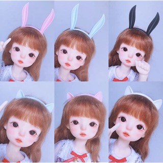 Cài tóc tai thỏ búp bê bjd 1/3 1/4 1/6 1/8 đủ màu