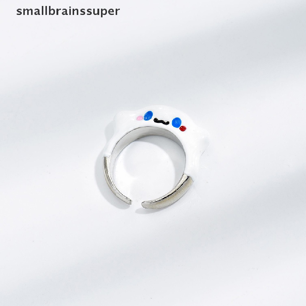 Smallbrainssuper Kawaii Sanriod Kt Cat Cinnamoroll Finger Ring Open Design Cute Fashion Jewelry SBS