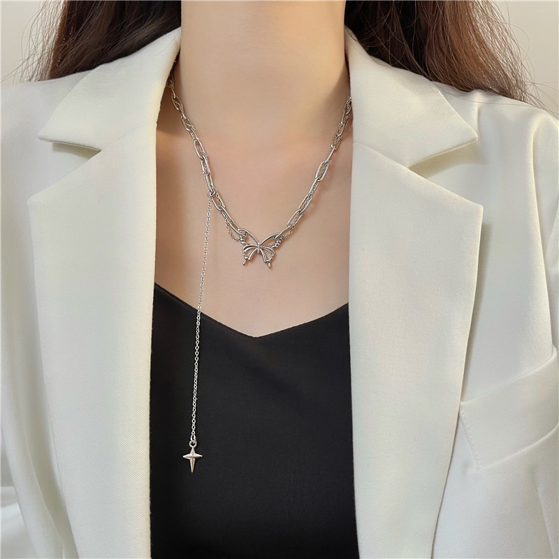 Dây Chuyền Mặt Bướm Phong Cách Hàn Quốc