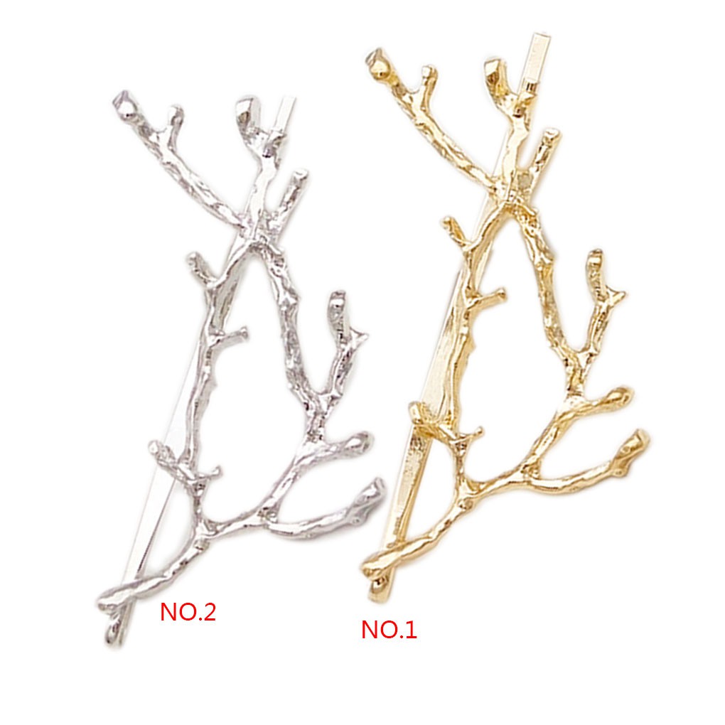 Kẹp Tóc Hợp Kim Hình Cành Cây Thanh Lịch Cho Nữ
