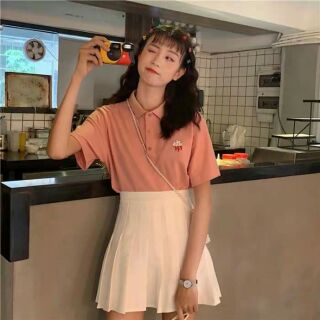 Áo kiểu nữ thêu đám mây, áo polo, áo thun nữ, áo nữ giá rẻ thời trang nữ