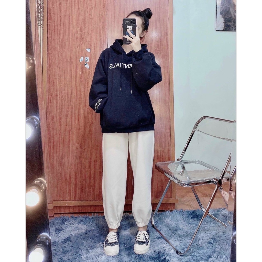 Áo nỉ mũ Hoodie ESSENTIALS - Hàng hottrending, chất nỉ dày dặn, chữu thêu nổi sắc nét | BigBuy360 - bigbuy360.vn