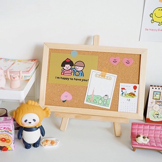 Bảng ghim gỗ bần ghim tài liệu, tranh, ảnh để bàn 30x40cm