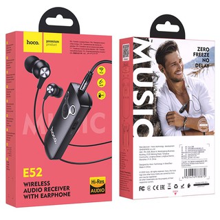 Tai nghe bluetooth V5.0 kẹp áo Hoco E52