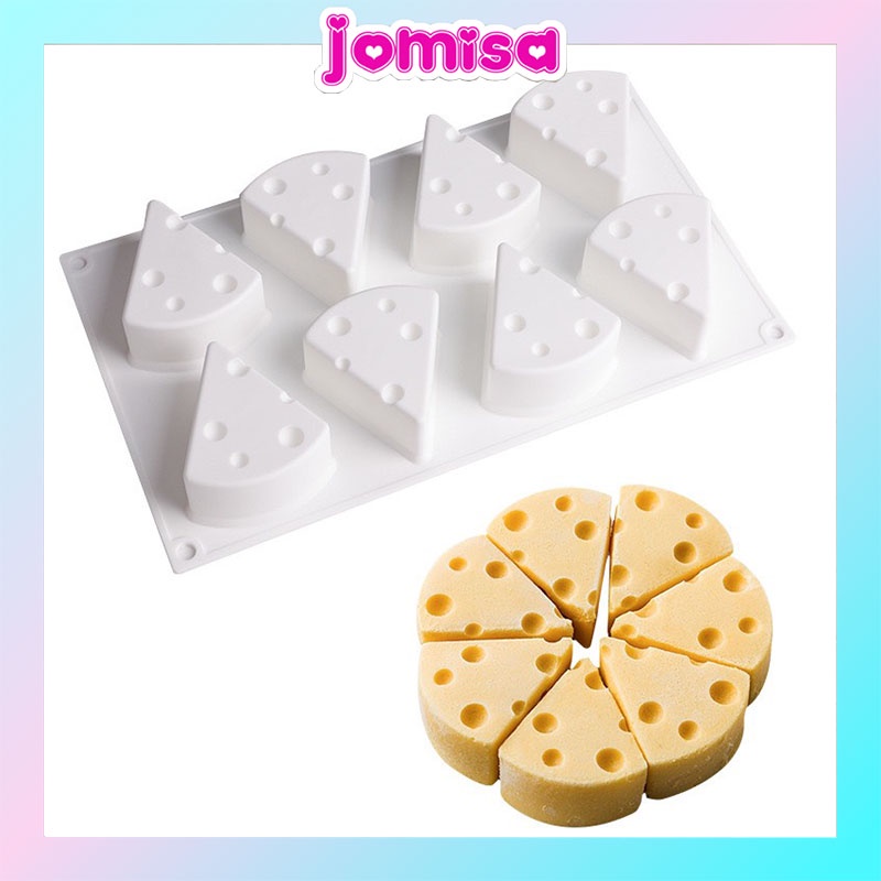 Khuôn silicon làm thạch pudding bánh đậu hũ cho bé hình phomai (có tách lẻ) AD03