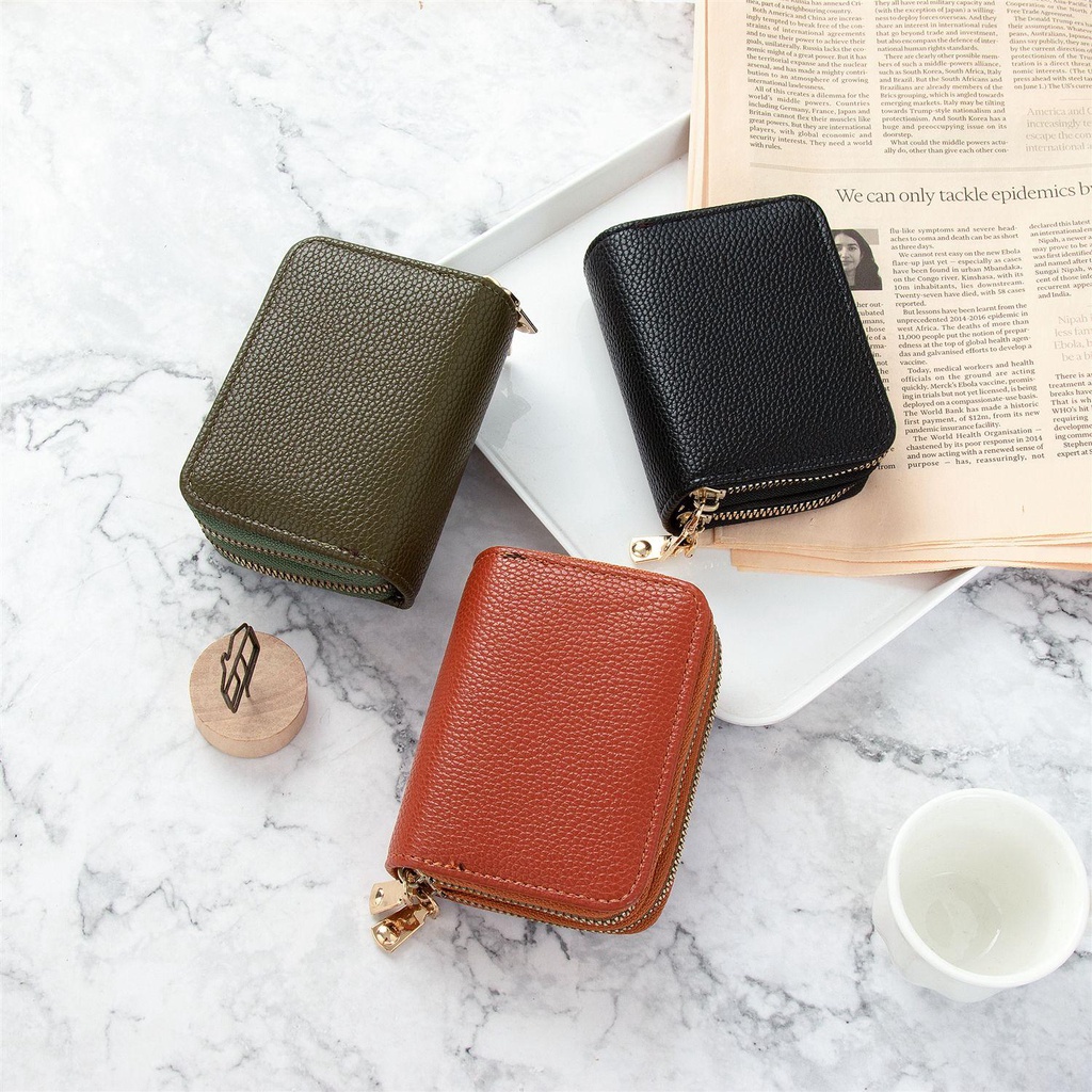 Ví Da PU Đựng Tiền Xu MIHAN1 Thời Trang Dành Cho Nữ Giá Đỡ