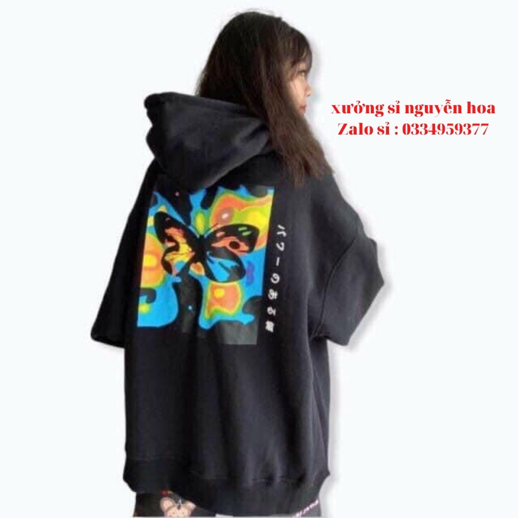 Áo Khoác Hoodie Nỉ Bướm Siêu Hot | BigBuy360 - bigbuy360.vn