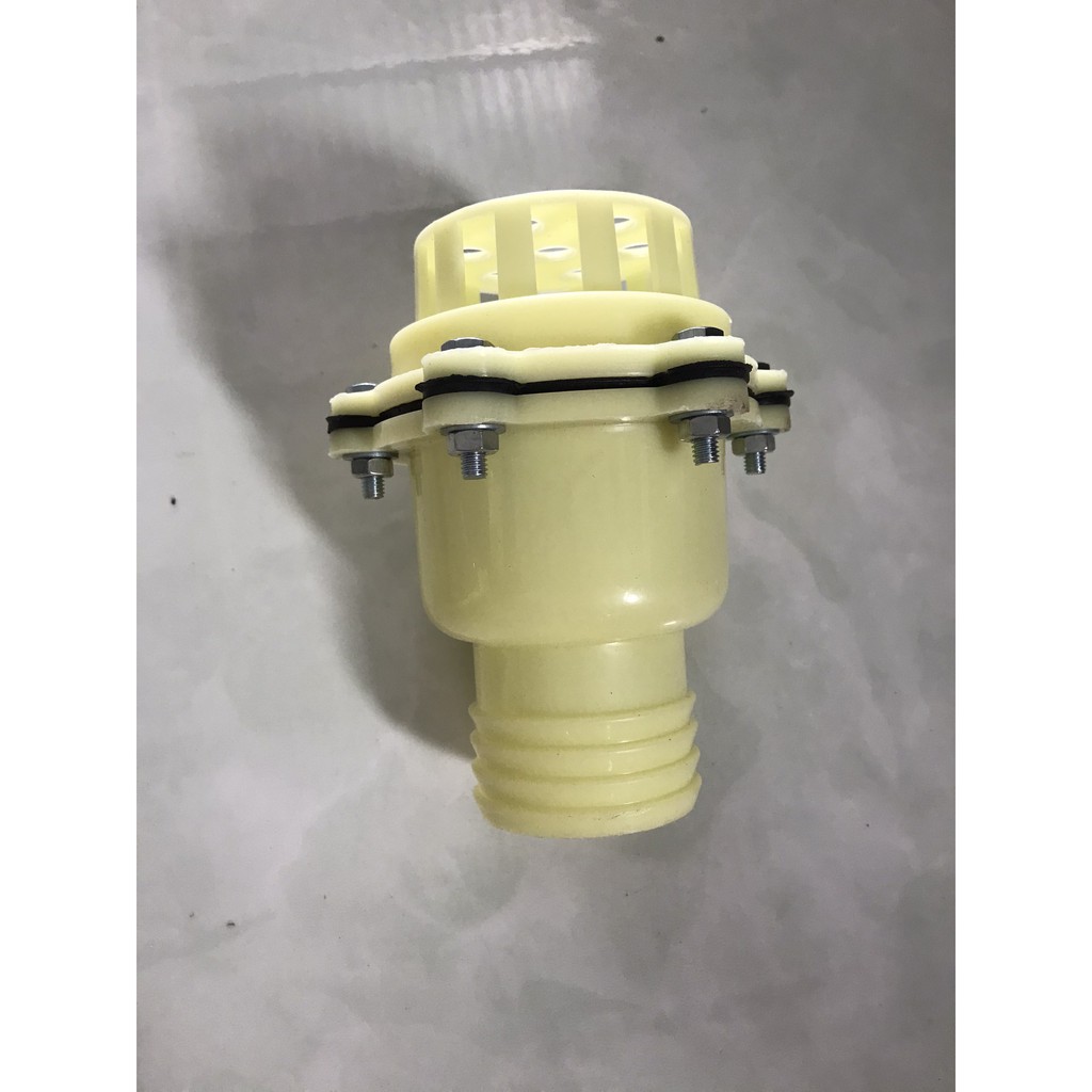 Lúp Bê Máy Bơm Nước nhựa trắng (Rọ Lọc, Rọ Bơm, Giỏ Hút Nước) phi 50, phi 60, phi 75