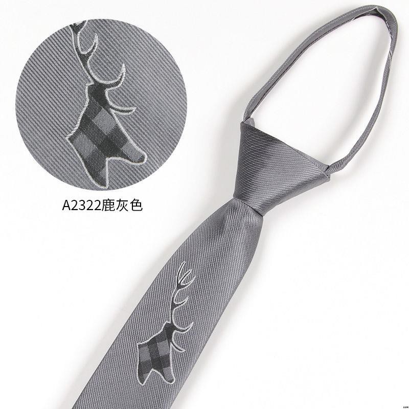 Cà Vạt Thêu Họa Tiết Phong Cách Hàn Quốc 5cm Dành Cho Nam Và Nữ