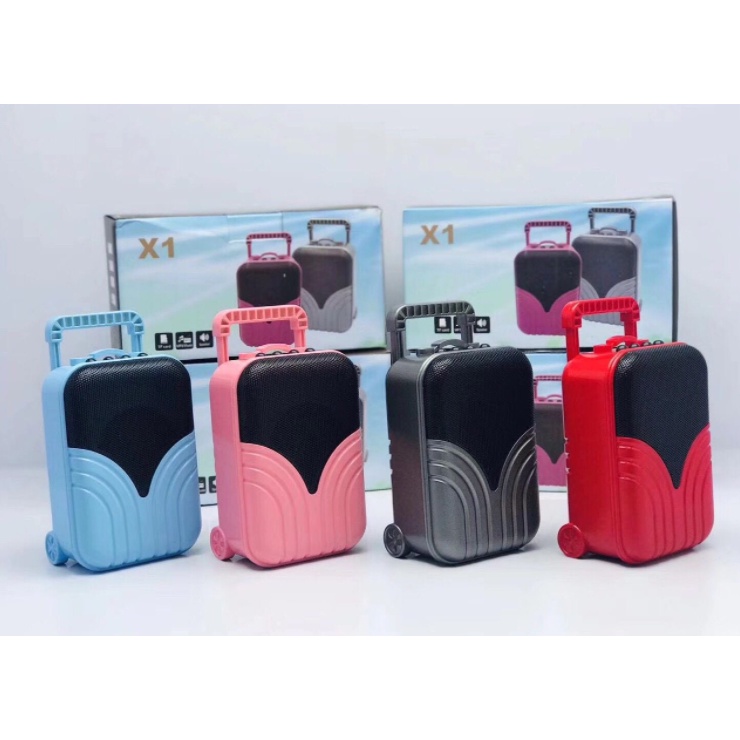 Loa Bluetooth Vali kéo mini X1