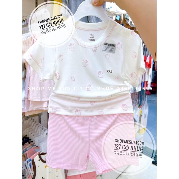 [ Nous ] Bộ cộc tay nous pettit size 3-6m và 6-9m