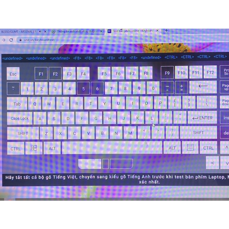 bàn phím lỗi laptop x230 t430 t530 như hình đã test chữ không thấy liệt không bảo hành phím zin