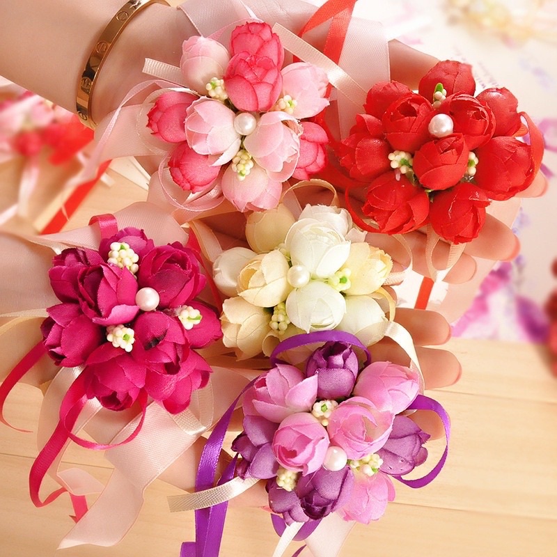 🌸🌸Vòng hoa đeo cổ tay cô dâu, phụ dâu trong ngày cưới 🌸🌸