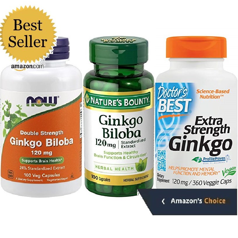 [Date 2021] Ginkgo Biloba Now /Nature's Bounty /Doctor's Best 120mg hoạt huyết dưỡng não