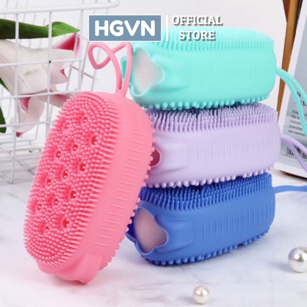 Bông Tắm Silicon Silicon HGVN Chuột Tắm Tạo Bọt Cọ Lưng Tạo Bọt #291