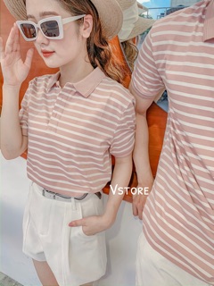 Áo đôi polo 6966(hồng)