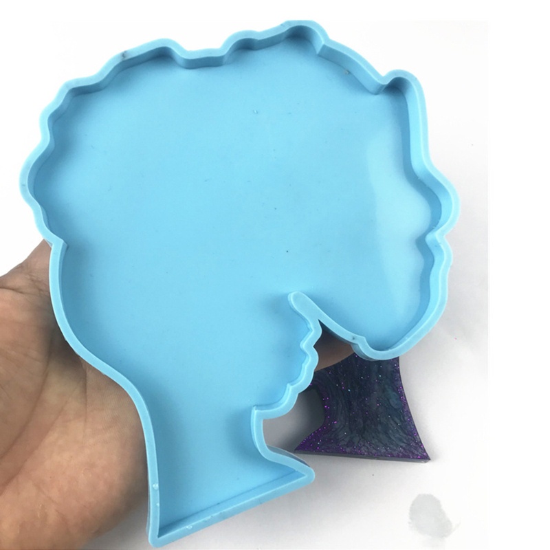 Khuôn Silicone Làm Mặt Dây Chuyền Hình Đầu Người Diy