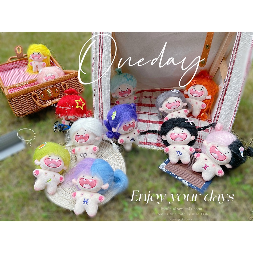 Búp bê cung hoàng đạo tóc tơ 10cm