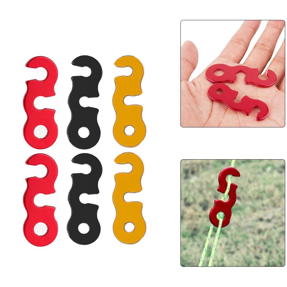 Set 10 Móc Khóa Dây Lều Hình Chữ S