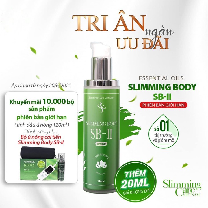 Bộ Ủ Nóng Tan Mỡ Slimming Body 2 Cải Tiến, Đai Nịt Quấn Nóng Thải Mỡ Thừa, Thon Gọn Eo SB-II Lấy Lại Vóc Dáng