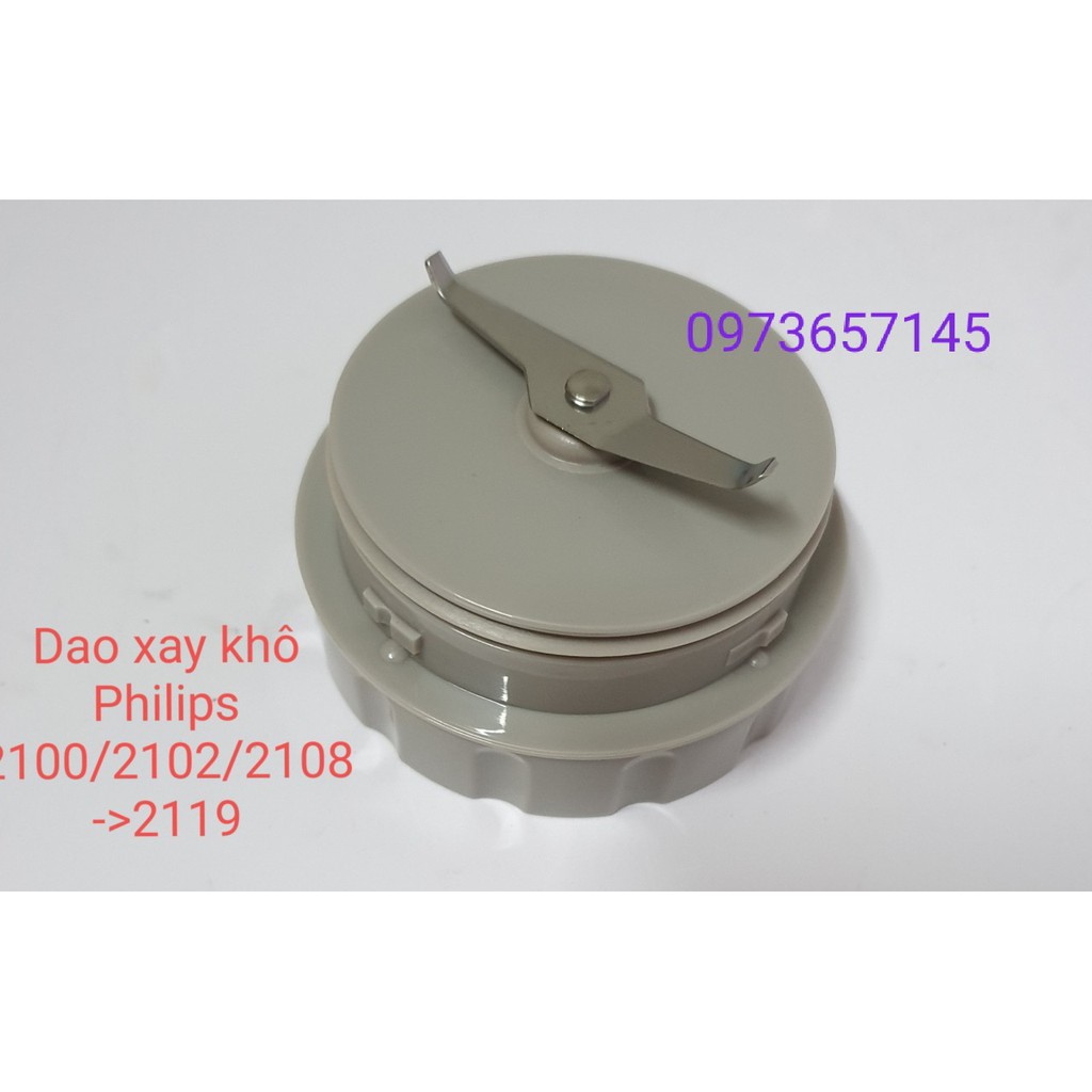 Dao xay khô - dao 2 kèm gioăng Philips Hr2108 / Hr2102 hàng chuẩn