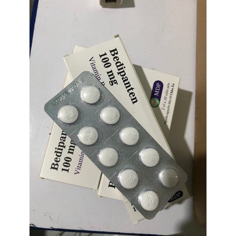 Vitamin B5 Bedipanten 100mg MDP - Hộp 20 viên