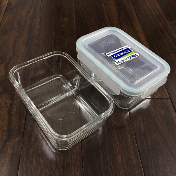 Hộp thủy tinh 2 ngăn Glasslock 670ml MCRK-067