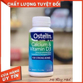 (FREESHIP+QUÀ+CHUẨN AIR) Hộp Ostelin Calcium & Vitamin D3 (Mẫu mới nhất – 130 viên)