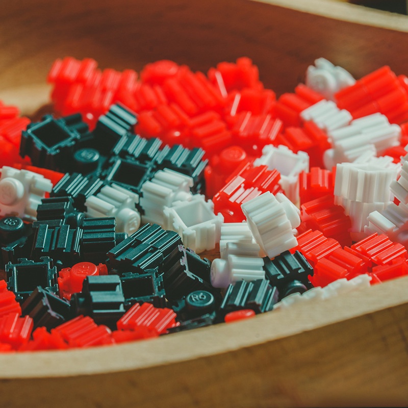 Lego lắp ráp xếp hình nhân vật dễ thương - bộ lắp mô hình sáng tạo cho bé Lego 3D - 700 mảnh