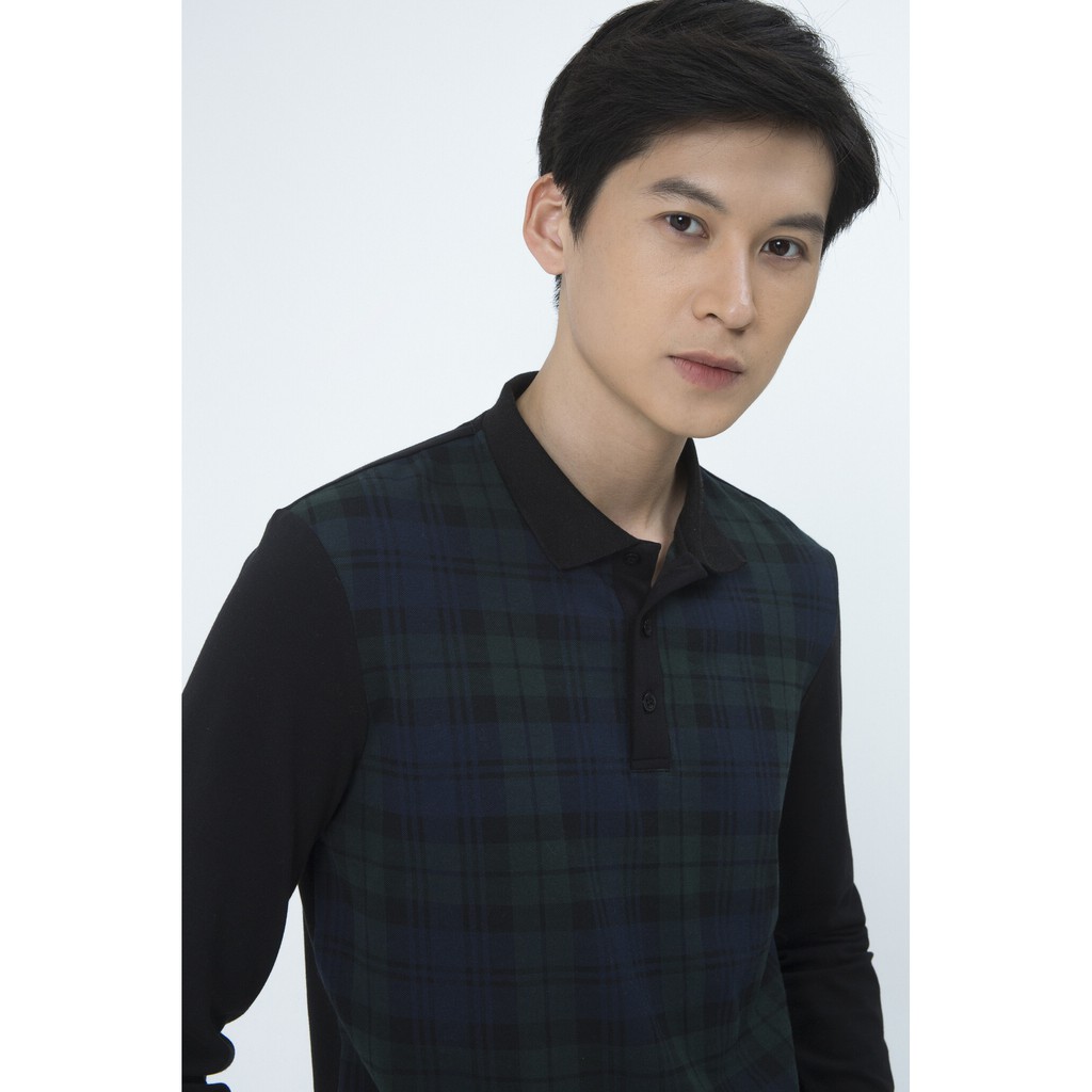 [Mã WABRIVY50 - 10% - ĐH từ 250K] Áo Thun Nam dài tay cổ đức IVY moda MS 58E2258 | BigBuy360 - bigbuy360.vn