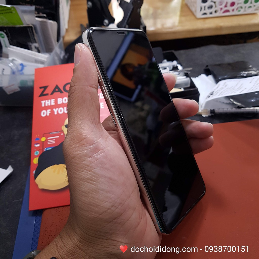 Dán Cường Lực Full Màn Hình Chống Nhìn Trộm Viền Polyme Chống Vỡ IPhone X XS XR 11 Pro Max Các Dòng