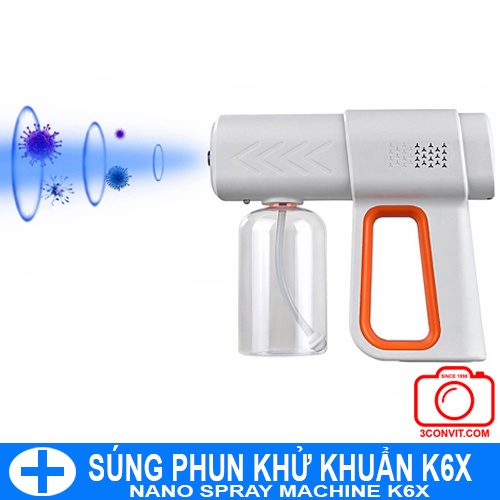 Súng cầm tay phun sương khử khuẩn Nano K6X