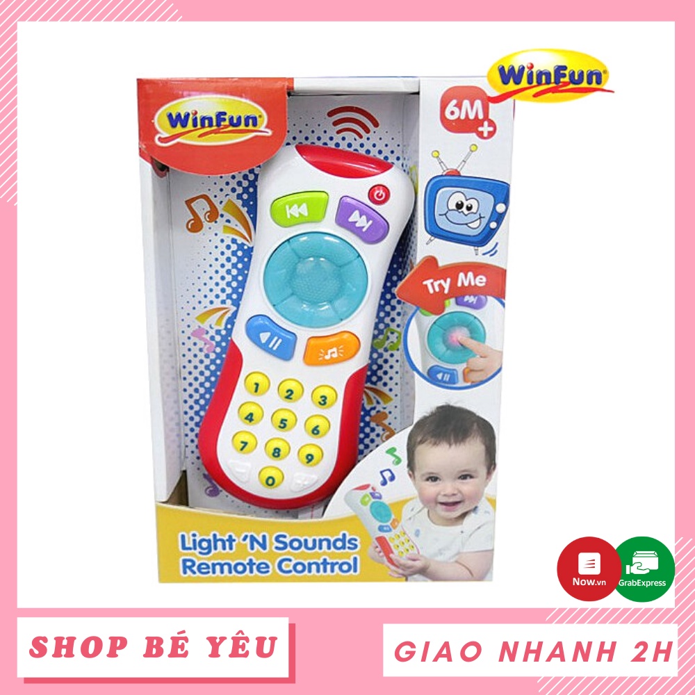 Đồ chơi cho bé  𝑭𝒓𝒆𝒆𝒔𝒉𝒊𝒑  Điều khiển từ xa có đèn nhạc vui nhộn Winfun 0723