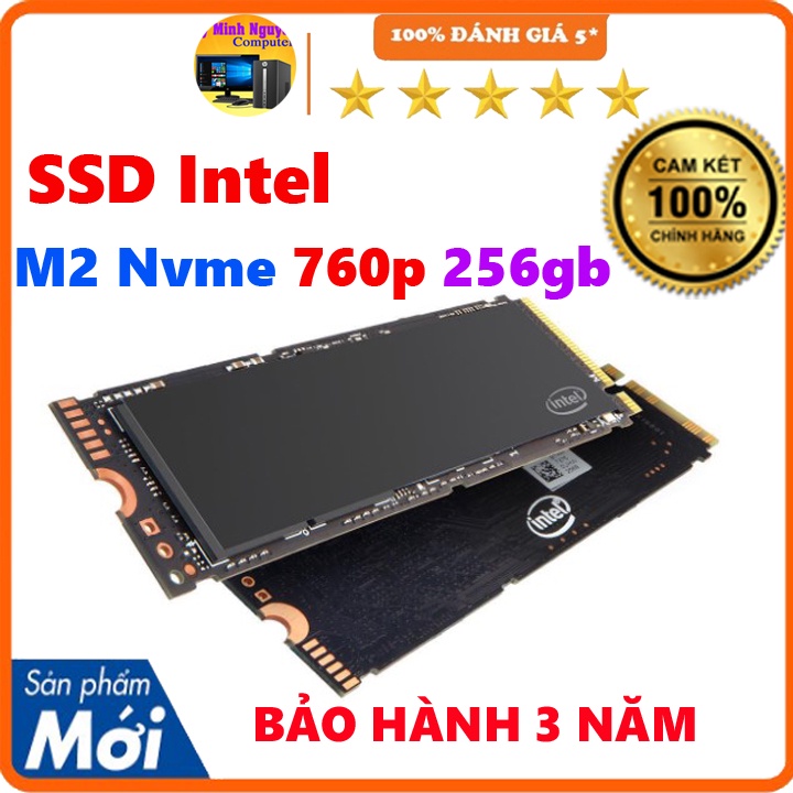 SSD Intel 760P M2 NVMe 256GB (không box)