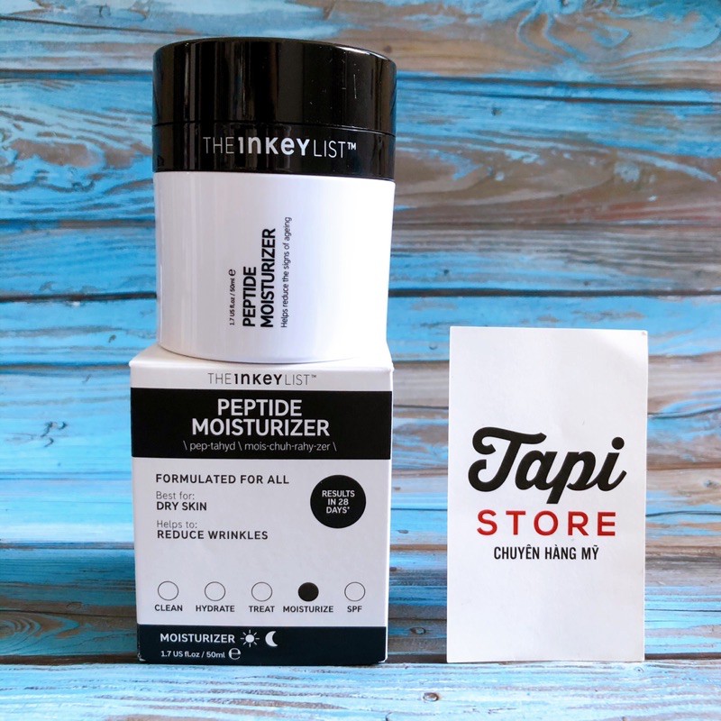 Kem dưỡng The Inkey List Peptide Moisturizer
