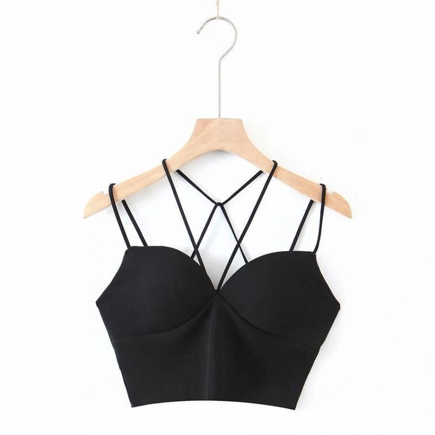 Áo bra nữ crotop nâng ngực đúc su mềm mịn mặc cùng áo vest hoặc quần cạp cao cực cá tính trẻ trung, cực xinh B2146