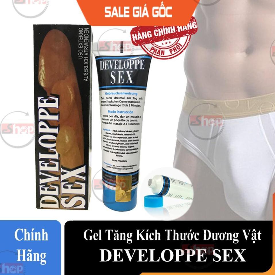 [Hàng PHÁP] Gel Tăng Kích Thước Dương Vật DEVELOPPE SEX - An Toàn, Hiệu Quả Nhanh, Tăng Ngay 3-5 Cm Chỉ Sau 1 Liệu Trình