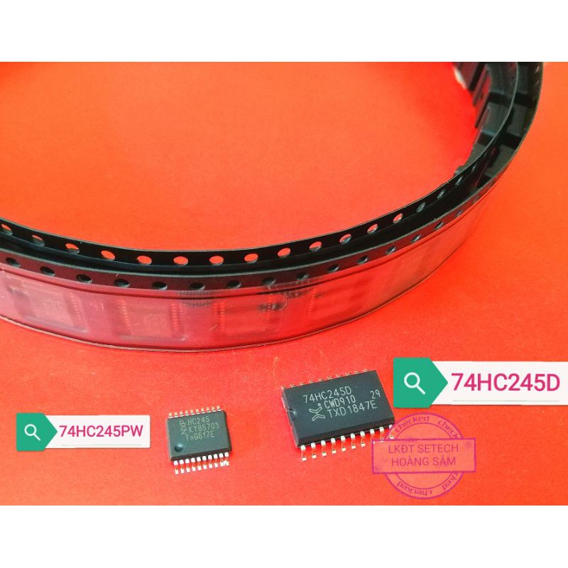 IC số 74HC245 chính hãng chân cắm DIP20, chân dán SO-20, TSSOP-20