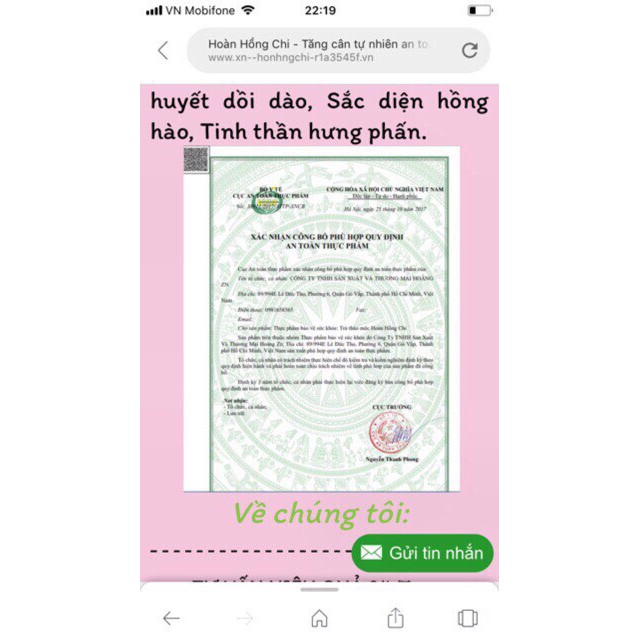 Tăng Cân HOÀN HỒNG CHI GIÁ SỈ (Chính hãng 100% Sai hoàn tiền) | BigBuy360 - bigbuy360.vn