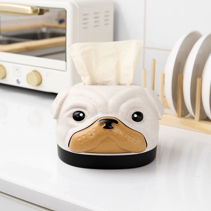 Hộp Đựng Khăn Giấy Cuộn Để Bàn Họa Tiết Hoạt Hình Sáng Tạo