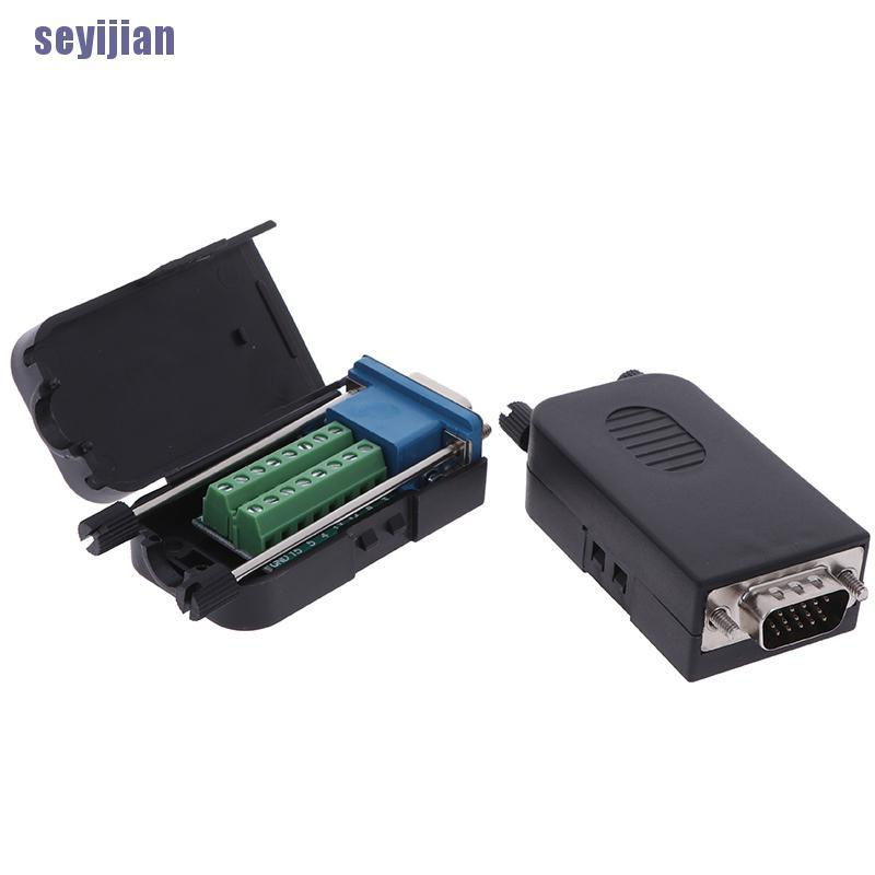 Đầu Nối Dây Điện 3 Hàng 15 Pin D-Sub Db15 Vga Tiện Dụng