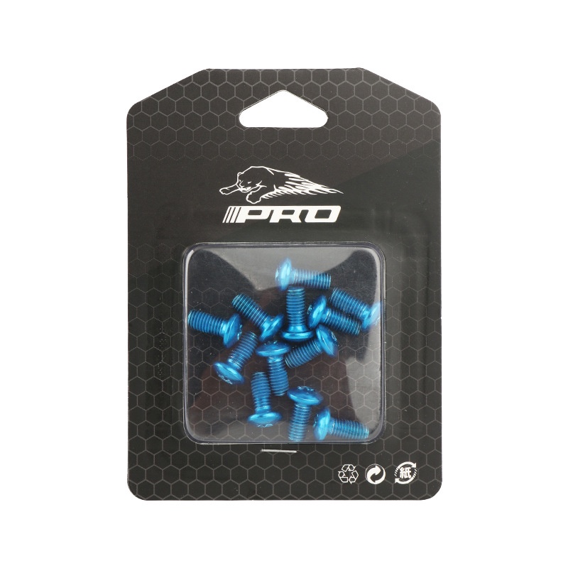 MOSOWORLD 12 chiếc Hợp kim thép M5x11.5mm Chốt vít cho Xe đạp leo núi