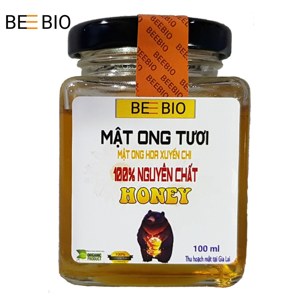 100ml Mật ong hoa xuyến chi BeeBio 100% nguyên chất rừng Gia Lai.