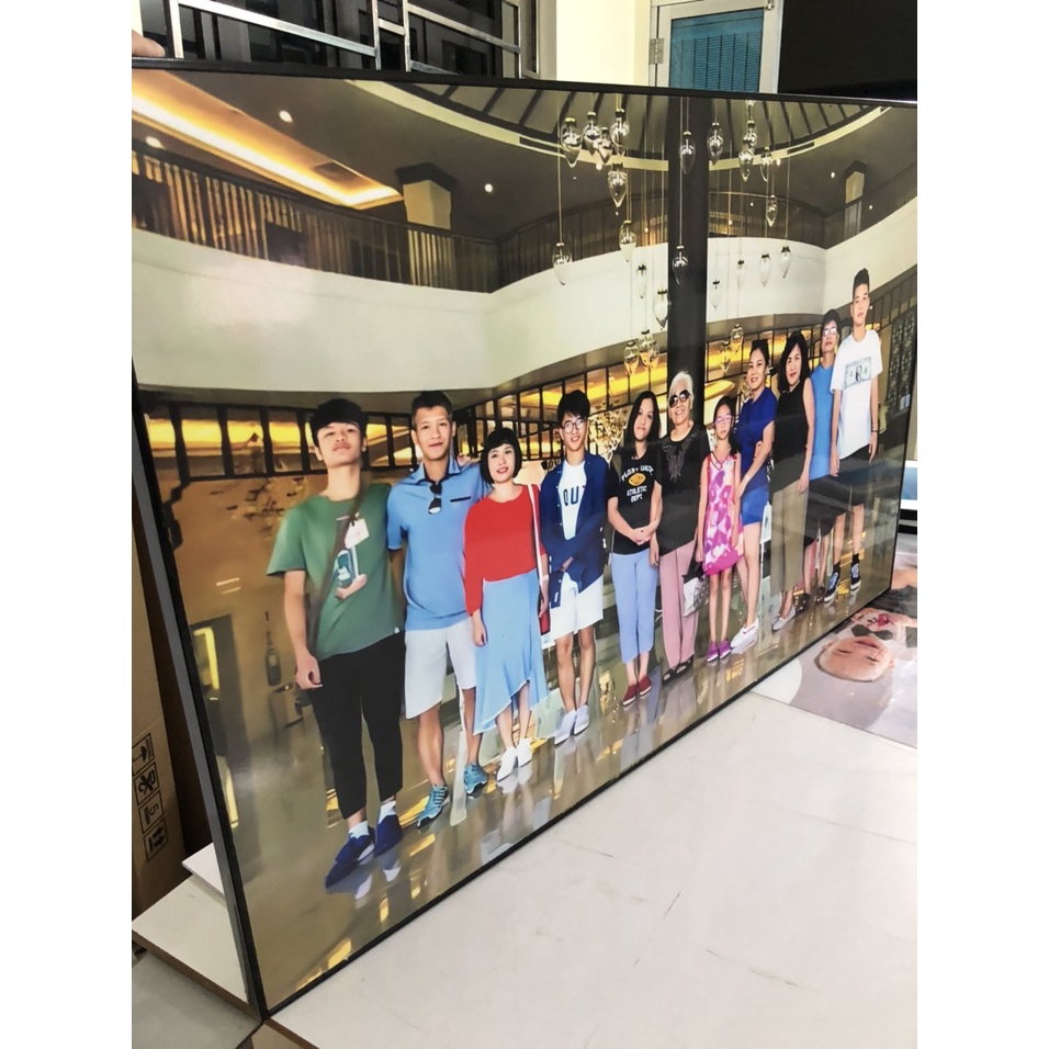 In Ảnh Khung Canvas Kích thước 40x60cm 50x75cm 60x90cm Ảnh Phóng Lớn ẢNh Treo Tường In Ảnh Cưới Ảnh Gia Đình