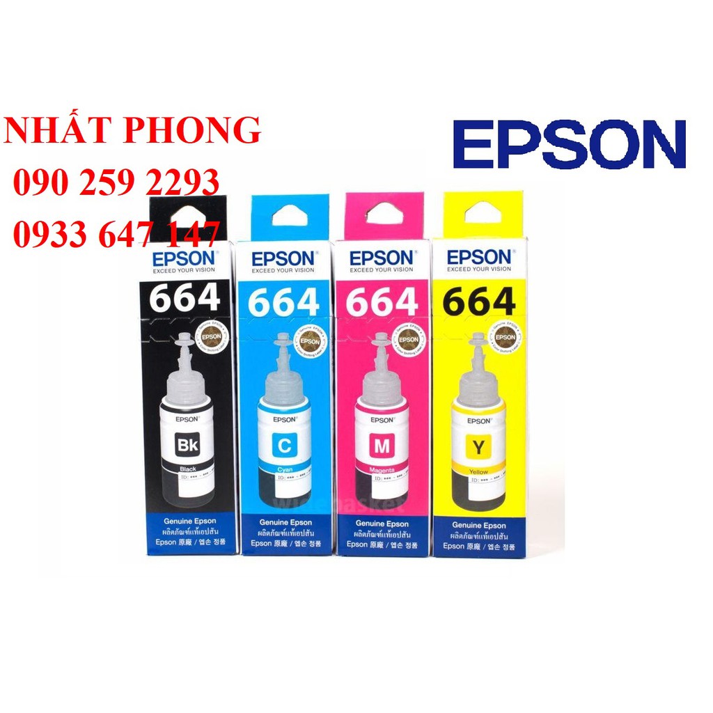 Mực in Epson T664 - CHÍNH HÃNG EPSON