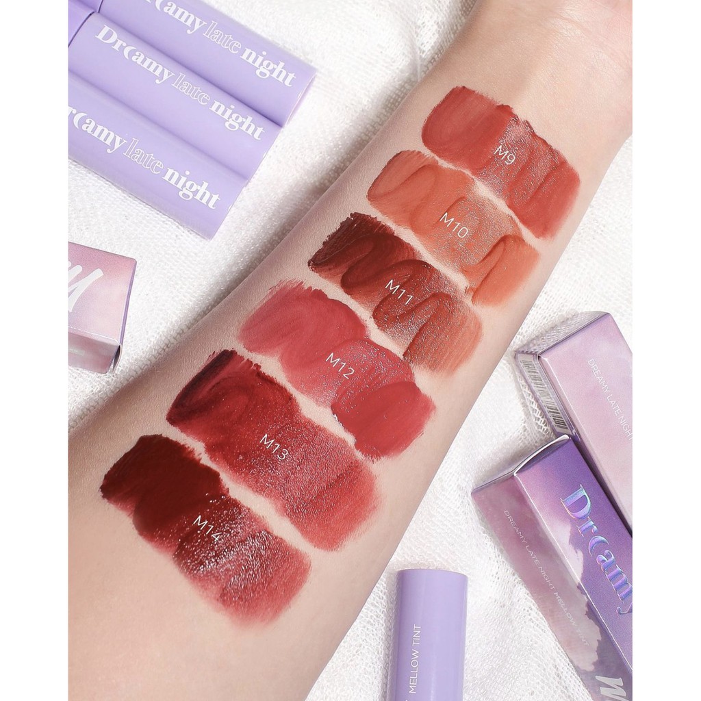 [HOT 2021] Son Kem Lì Merzy Dreamy Late Night Mellow Tint - Phiên bản A Late Night Mood | BigBuy360 - bigbuy360.vn