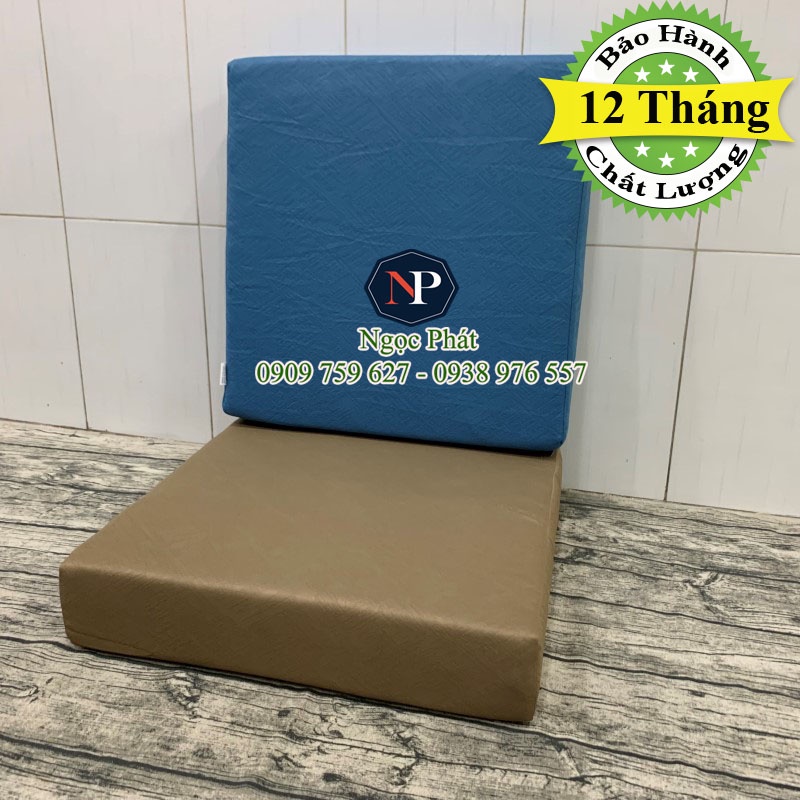Đệm Ngồi Ghế Sofa, Salon Gỗ AURON 50x50x10cm - Nhận May Đệm Theo Yêu Cầu.