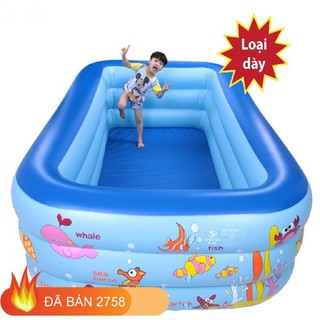 Bể Bơi Phao Cho Bé - 3 Tầng – 1m5 – Có Đáy Chống Trượt 5.0
